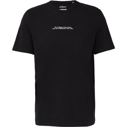 s.Oliver T-shirts Black Größe: M | Kurze Sporthosen Outlet | Herren | Schwarz