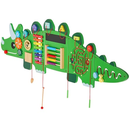 Dinosaurus Activiteitenwand Druktebord Panelen 11 Activiteiten Sensorisch Wandpaneel