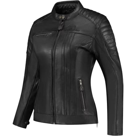 Leren motorjack voor vrouwen Rusty Stitches Jack Alice