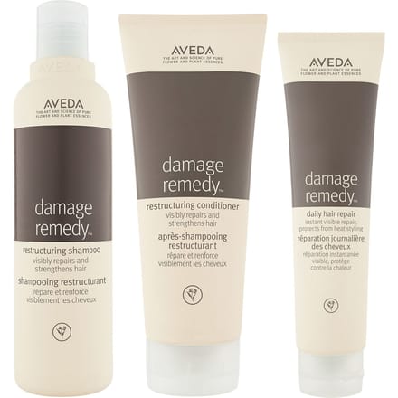 Aveda Damage Remedy Restructuring Shampoo & Conditioner with Daily Repair Trio Bundle