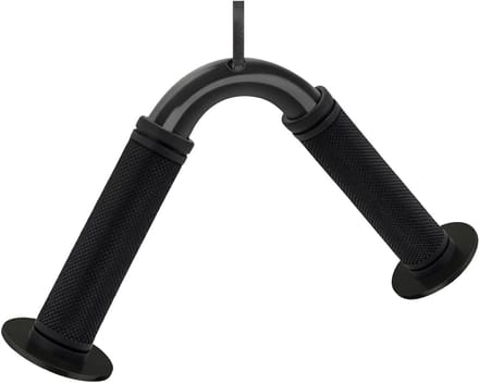 V-vormige Tricepsgreep - Kabeltrekaccessoire Pulldown Stang - Kracht Training - Ergonomische Antislip Coating - 22 x 20 x 6 cm