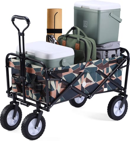 Packaway Opvouwbare Bolderkar van Wasbaar Polyester tot 70KG – 98 x 53 cm – ABSTRACT COLORS