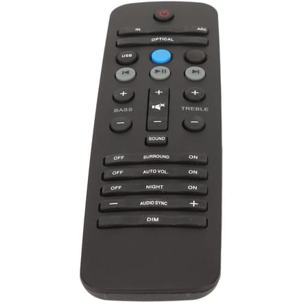 Vervangende soundbar-afstandsbediening voor Philips Fidelio HTL9100 HTL5120 HTL7180 black