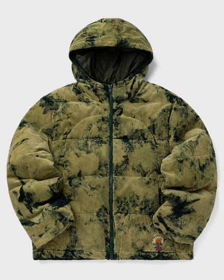 BLEACH DYED DIMENSION PUFFER JACKET