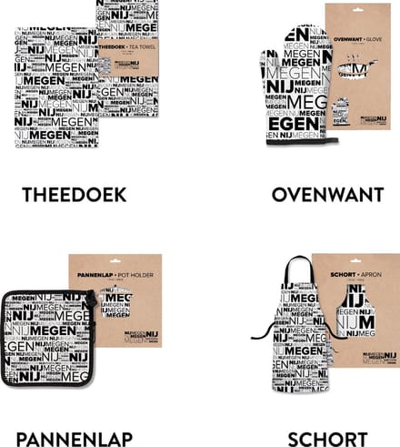 Nijmegen keukentextiel voordeelpakket - Souvenirs Nederland