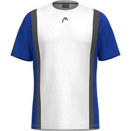 HEAD Club Tech T-shirt Jongens-Wit,Donkerblauw
