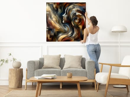 Kunstprint | Wanddecoratie | Dibond | 20 × 20 cm