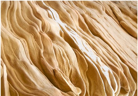 Fotobehang - Wavy sandstone forms.
