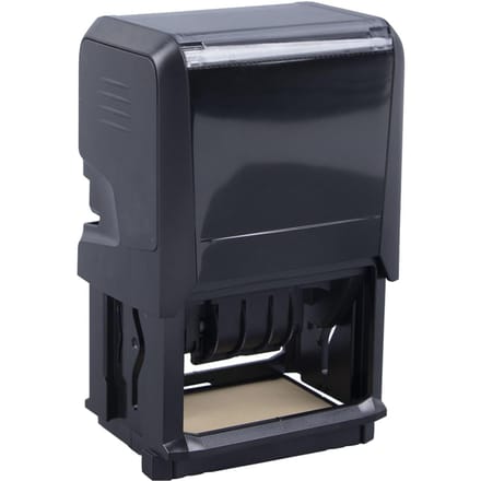 Datumstempel Sneldrogende Heldere Inkt Sterk Plastic Eenvoudige Bediening Gepersonaliseerde Datumstempel voor black