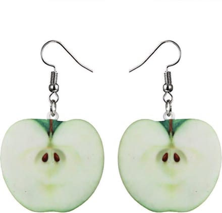 Fako Bijoux® - Oorbellen - Groente & Fruit - Appel