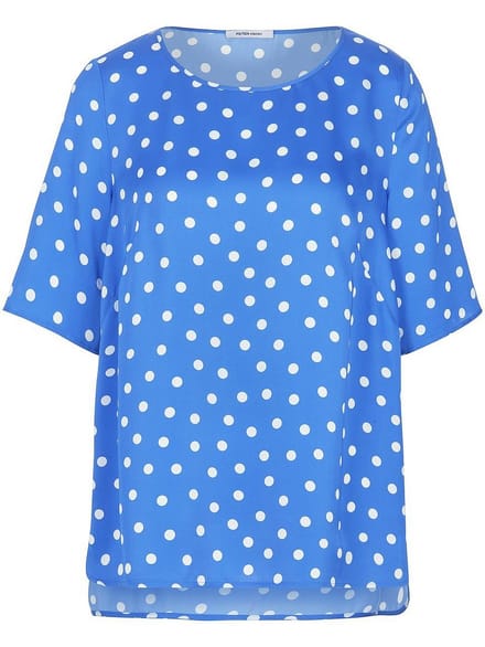 Blouse Van Peter Hahn blauw