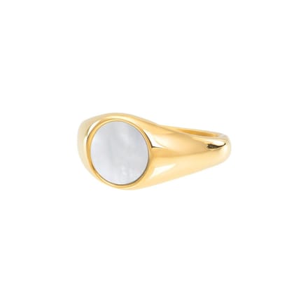 Fame-Luna Round-Goudkleurig-Dames Ring
