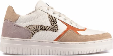 Maruti - Momo Sneakers Oranje - Beige - White - Orange - Pixel - 36