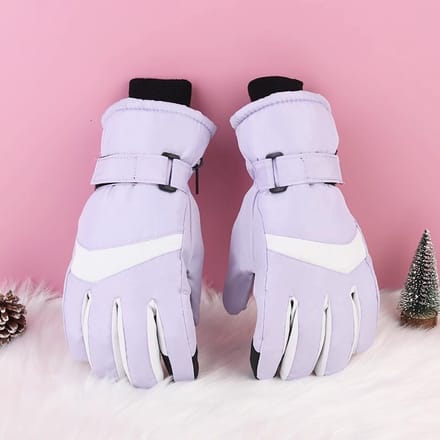 Handschoenen Winter - Handschoenen Dames - Skihandschoenen -Waterdicht - Paars