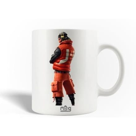 Keramische Mok - Fortnite - Grind - 30cl - Wit - Vaatwasmachinebestendig