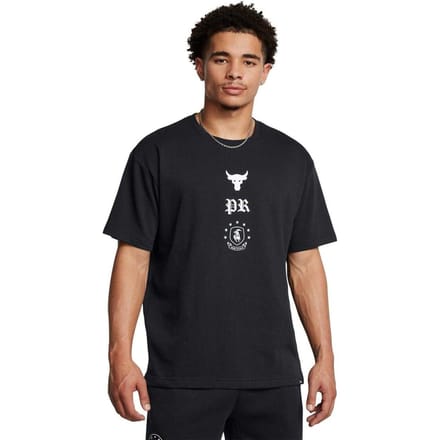 Under Armour Heren Project Rock Terrycloth T-shirt (Zwart)