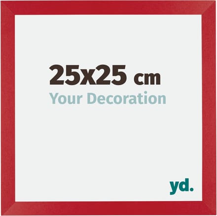 Your Decoration - Fotolijst 25x25 cm - MDF - Rood - Mura