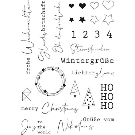 VBS Silicone stempel "Glow in the Dark"