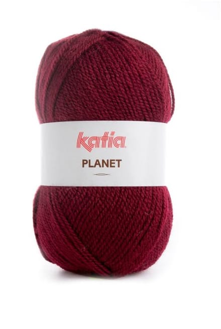 Katia Planet - 3972 donker wijnrood - Acryl Garen
