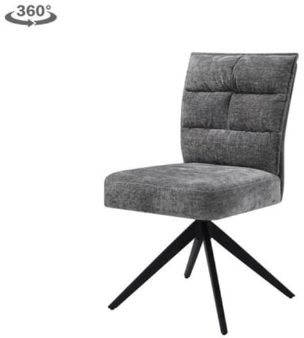 Tower Living Stoel Rosora Grijs (draaibaar)