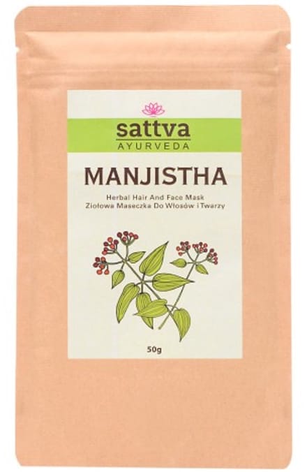 Haar en gezichtsmasker Manjistha