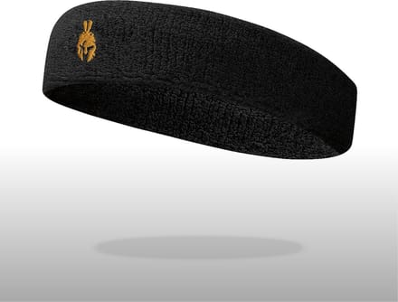Gladiator Manicae Zweetband hoofd, zwart