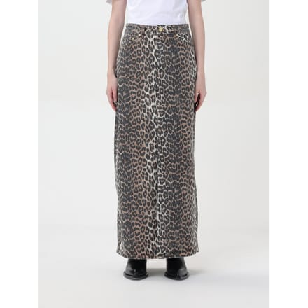 Luipaardprint Maxi Rok