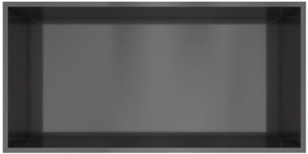 Hotbath &More Inbouwnis - 30 x 60 x 10 cm - Geborsteld Zwart PVD