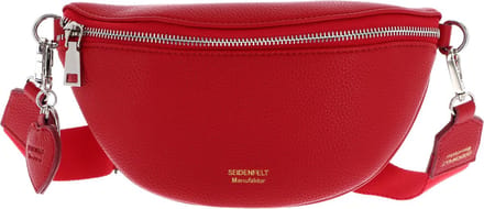 SEIDENFELT MANUFAKTUR Schoudertas Bjuv Beltbag Caution Red Rood