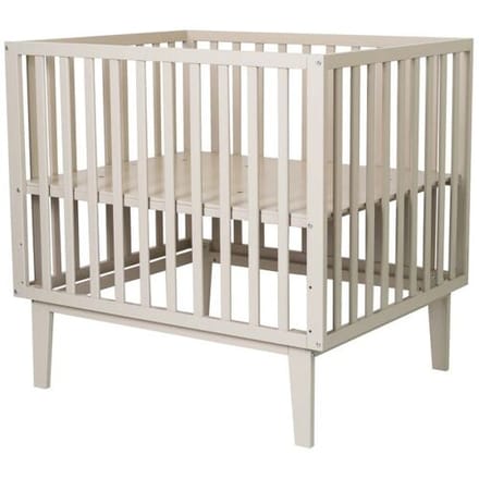 Born Lucky Cubo Baby Box / Babybox / Kinderbox – 100x80 cm – Verstelbare Bodem – Clay
