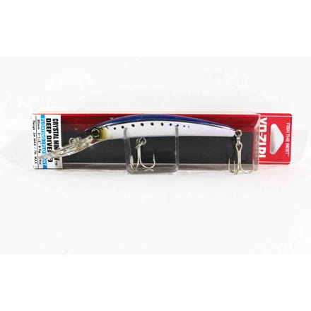 Yo Zuri Crystal Minnow DD 90 mm drijvend kunstaas R1134-HIW (1077) black