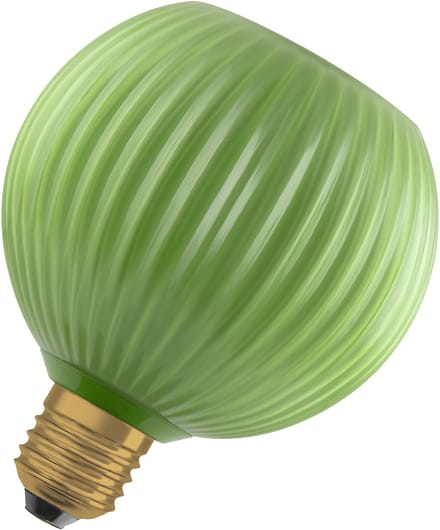 Osram E27 LED Globelamp | 3.5W Groen 220V/240V 827 300Lm | 100° Ø125mm