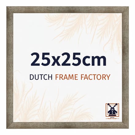 Fotolijst 25x25 cm - MDF - Metaal Vintage - Benno