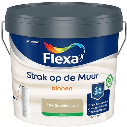 Flexa - Strak Op De Muur Binnen Mat - The Greenhouse 5 - Mengverf - 5 L