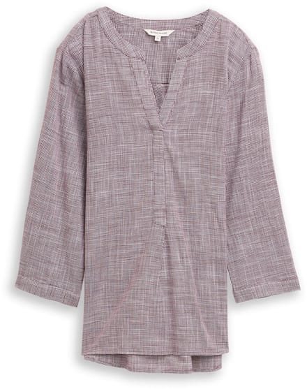 Tom Tailor - Katoenen blouse - Maat 34 - bordeaux red