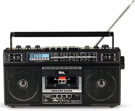 Draagbare Radio Cassettespeler met Bluetooth en Opnamefunctie