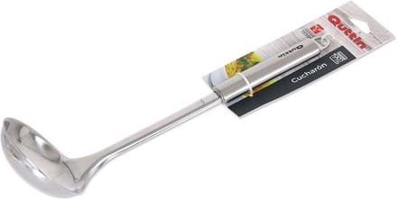 Quttin soeplepel RVS 30 cm zilver