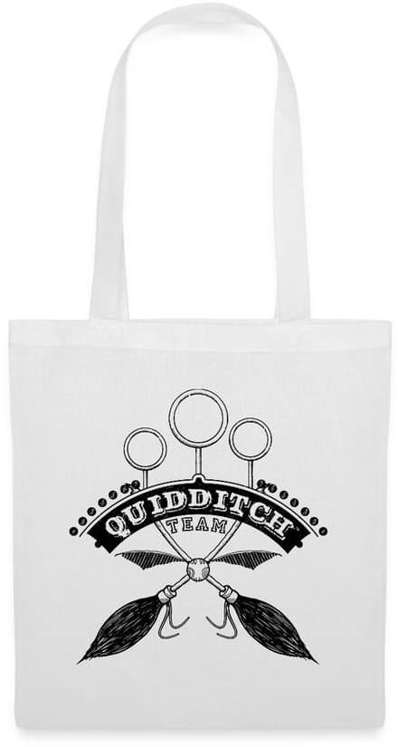 Harry Potter Quidditch Team black Tas Van Stof Schoudertas