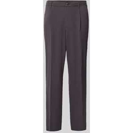 Wide fit stoffen broek met persplooien
