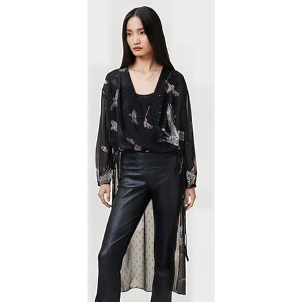 AllSaints Avala Top Spell Black Taglia: 2 | Magliette intime Outlet | Donna | Nero