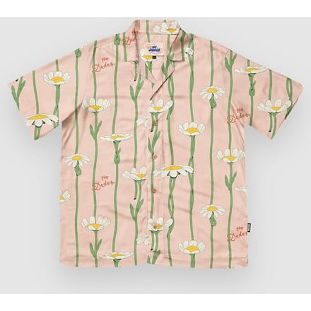 The Dudes Flower Pattern Hawaiian Shirt roze