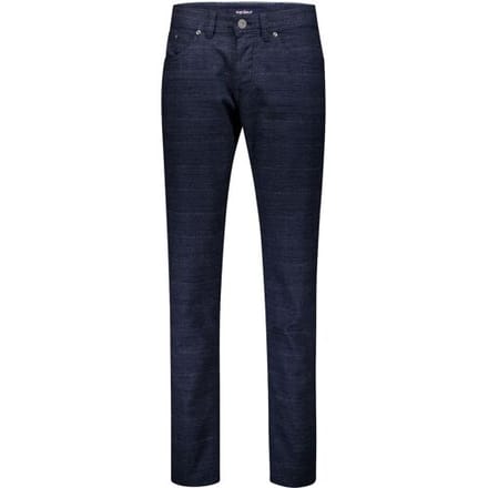Gardeur Broek Sandro Check Pattern Soft Touch Dark Marine / male