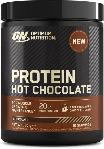 Optimum Nutrition Protein Hot Chocolate Whey Protein - Chocomel Proteine Poeder - Eiwitshake - 350 gram (10 doseringen)
