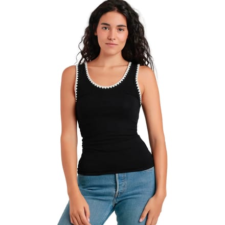 Top Admas Tanktop Canale Hilo Contraste