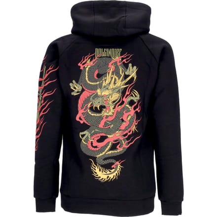 Herenhoodie Ryu Dragon Hoodie Zwart