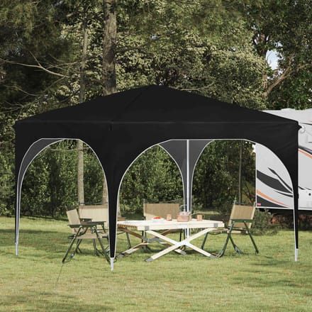 vidaXL - Pop-up - Feesttent - 290 - x - 290 - x - 245 - cm - Zwart