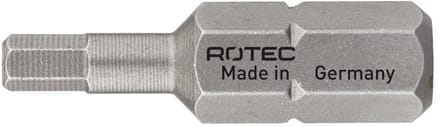 Rotec PRO Insertbit inbus SW4,0 L=25mm C 6,3 BASIC
