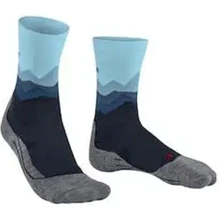 FALKE TK2 anti-blaar dik wol functioneel materiaal wandelsokken dames blauw - maat 37-38
