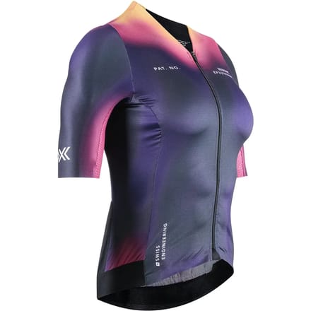 X-bionic Corefusion Aero Korte Mouw Wielertrui Paars M Vrouw