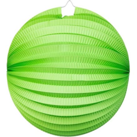 Lampion Lichtgroen Rond